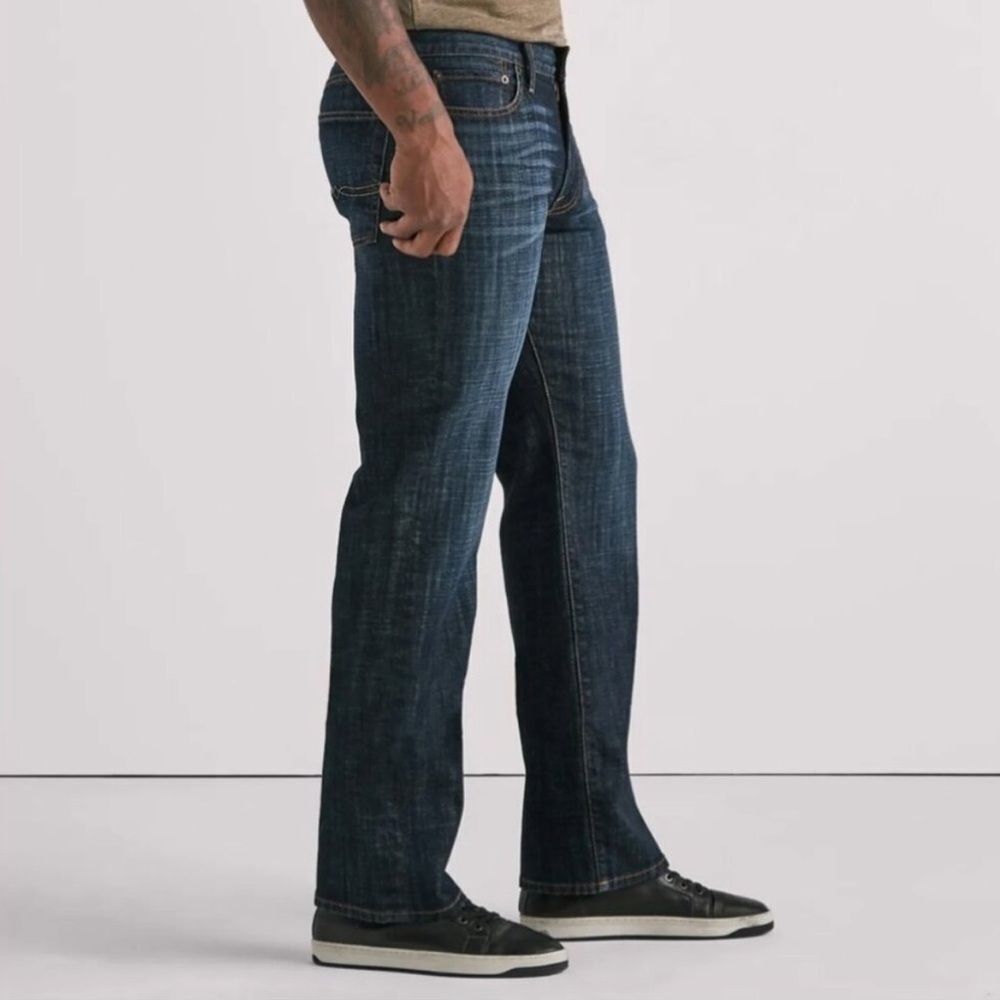 Lucky Brand Men's Vintage Straight Jean Dark Wash jeans 38 x 31 EUC